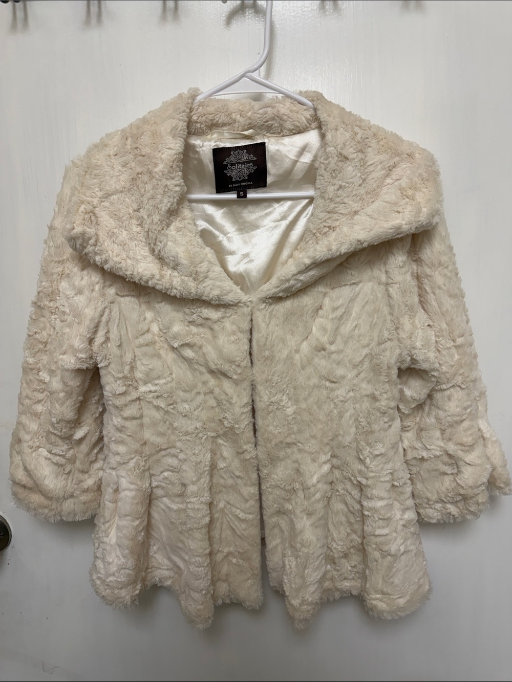 Cozy Cream Faux Fur Jacket - Women's